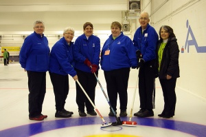 Coach with Curling Team